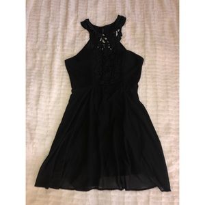 Black Flowy Dress